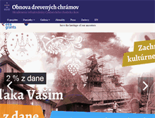 Tablet Screenshot of karpatskecerkvi.org